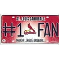 thumbnail image 2 of St. Louis Cardinals #1 Fan License Plate, 2 of 2