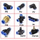 thumbnail image 2 of Conector de tubo neumático, accesorios rápidos de aire, manguera de empuje de agua de plástico de 4mm, 6mm, 8mm, 10mm, 12mm, conectores PV PE PU PY, 2 of 5