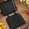thumbnail image 3 of BLEEUS Double-sided Sandwich Pan Non Stick Aluminum Alloy Sandwich Maker Kitchen Daily Supplies (Black), 3 of 10