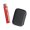 Red, variant on Podcast Microphone Preamp XLR Inline Mic Unit for Dynamic Mics, Compact Metal Body With 48V Power for Voice