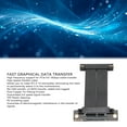 thumbnail image 3 of PCIe 4.0 X1 Extension Cable, Dual 90 GPU Riser Cable, Right Angle PCIe Extender Extension Cable for  Card Sound Card USB PCIe Cards 2.5G Sound Cards, 3 of 7