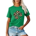 thumbnail image 2 of QIPOPIQ T-Shirts à Manches Courtes Col Rond pour Femmes T-Shirts de la Saint-Patrick T-Shirt Trèfle T-Shirt Vert T-Shirt de Vacances T-Shirts Graphiques Offres, 2 of 6