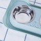 thumbnail image 1 of WASHWEPE Plato Para Mascotas Azul Inoxidable Doble Para Perros Y, 1 of 8