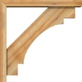 thumbnail image 3 of Ekena Millwork 4"W x 26"D x 26"H Merced Block Rough Sawn Bracket w/ Offset Brace, Western Red Cedar, 3 of 25