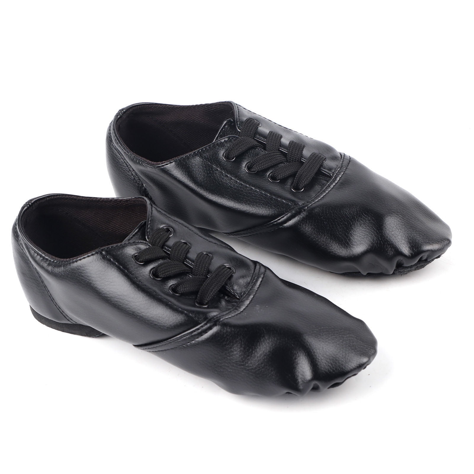 Child Dance Shoes Dancewear, PU Dance Shoes, Black Dance Shoes