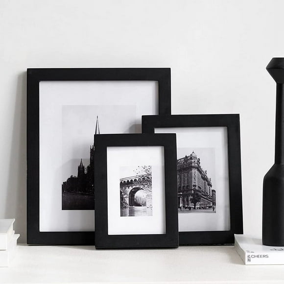 Natural Wooden Picture Frames Classic Photo Frame For Wall Hanging With Plexiglass 9X13 10X15 13X18cm Pictures Frame Photo Decor