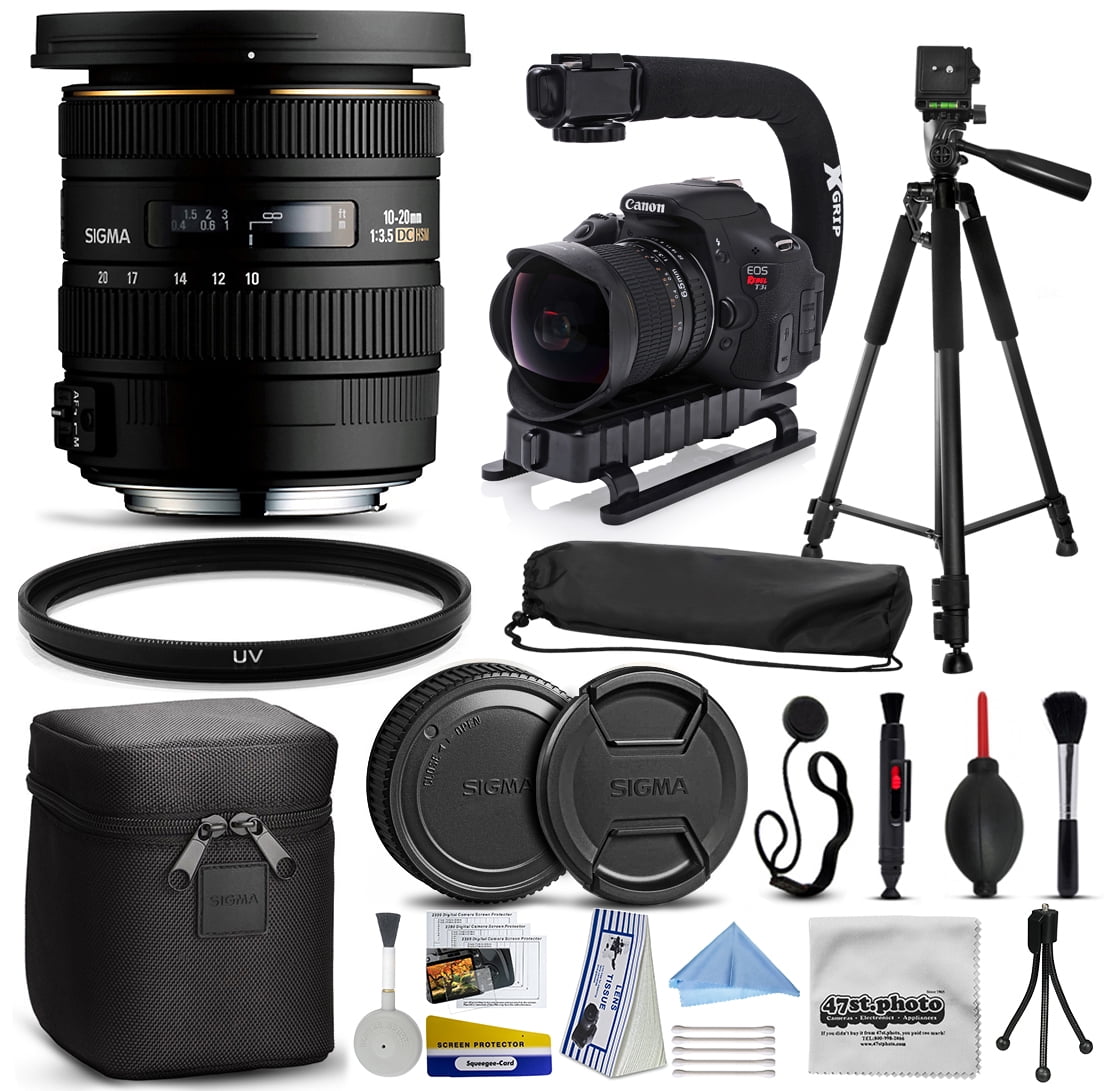 Sigma 1020mm F3.5 EX DC HSM Lens for Nikon (202306) + 60" Tripod + Action Stabilizer Handle