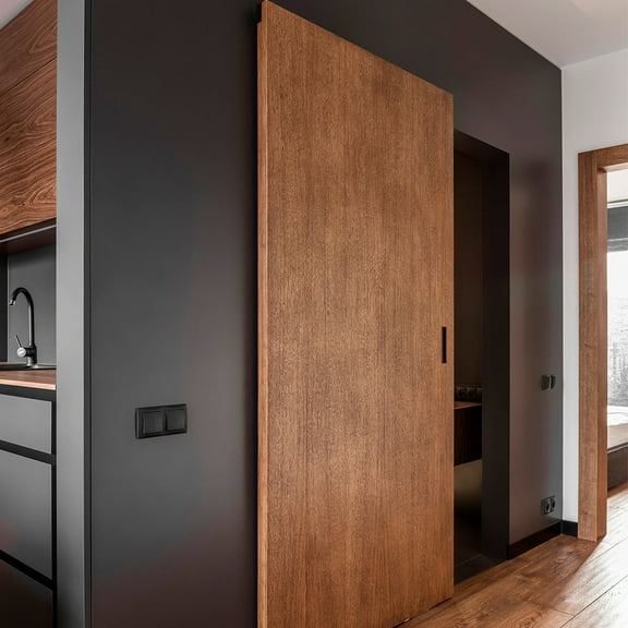 Milcasa MG2 Wall Mount Concealed Sliding System Barn Door Hardware Kit