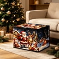 thumbnail image 5 of Christmas Themed Large Capacity Foldable Storage Box With Lid And Handles For Holiday Decorations Clothes Toys, 5 of 6