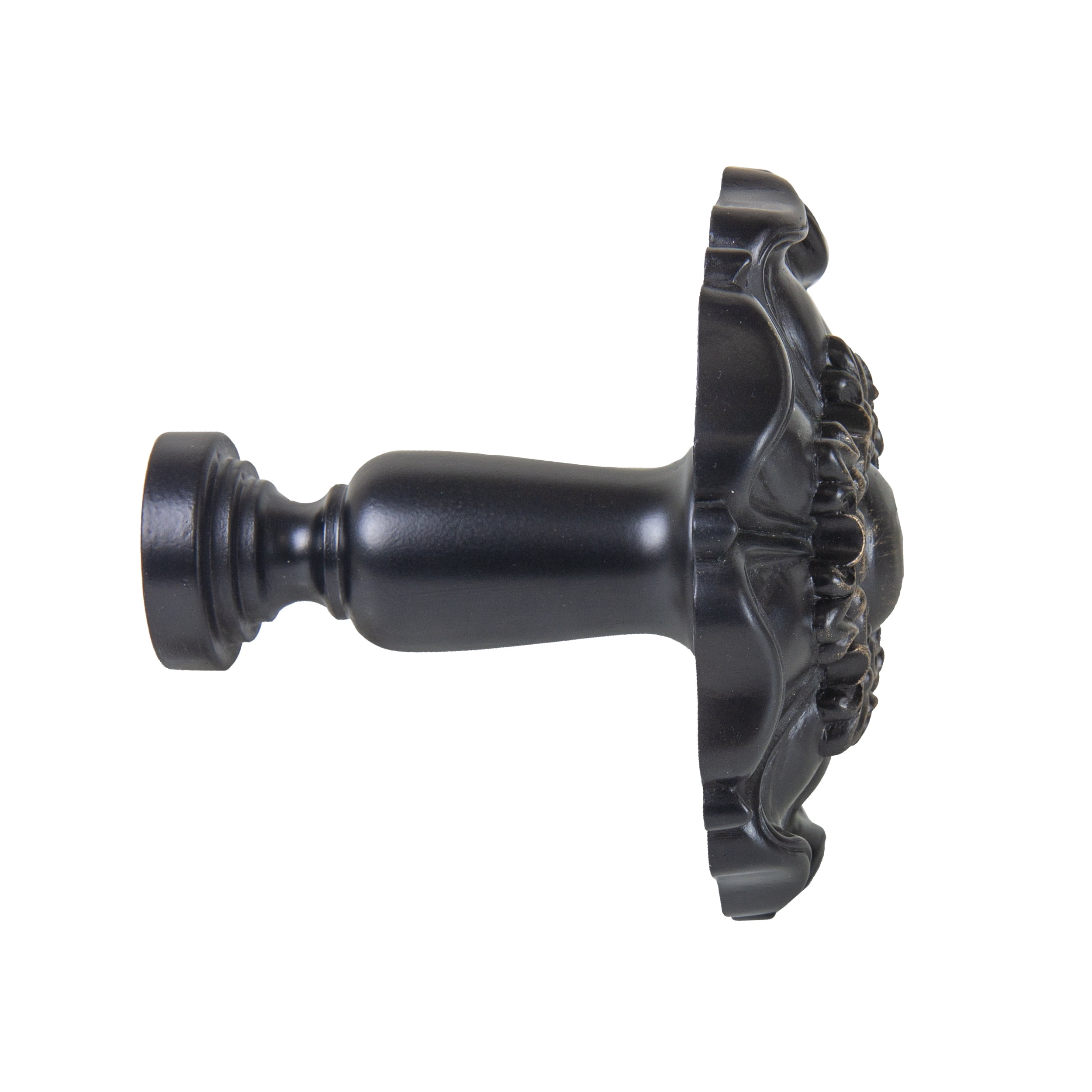 Ximena Curtain Tie Back (pair) Finial 102 in Black