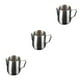 thumbnail image 3 of Moyic Jarra de café espumoso de acero inoxidable, taza de flores, capuchino, leche, tazas de café expreso, Latte Art, espumador de leche, Type1 NO1, 3 of 6