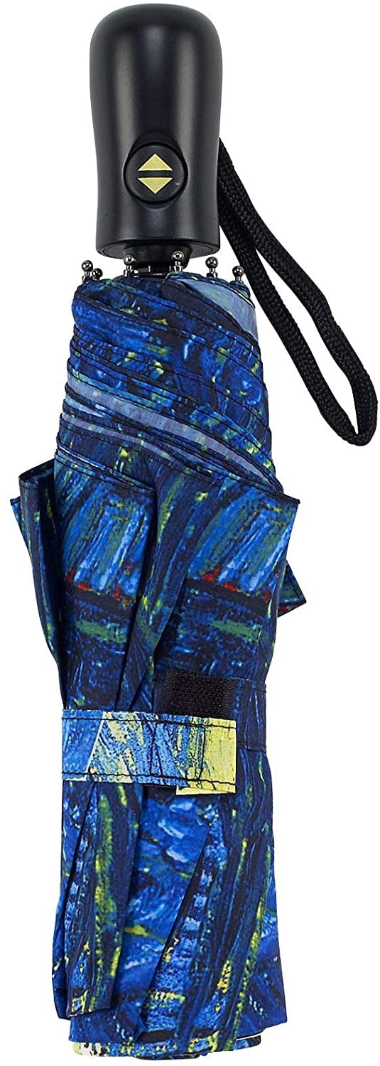 galleria Van Gogh Starry Night Folding Umbrella