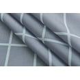 thumbnail image 3 of Textured Fabric Shower Curtains 72" X 72", Gray Checkered Printed Bathroom Curtains Machine Washable, 3 of 5