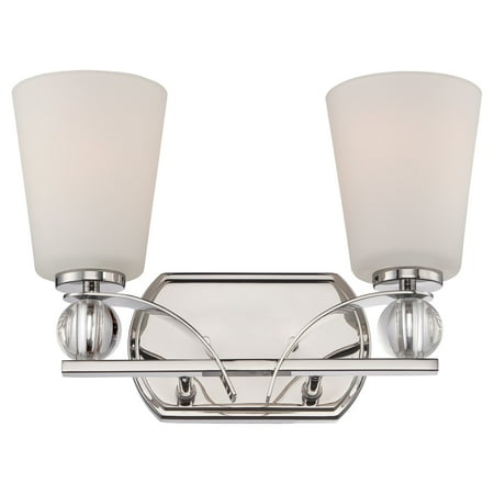 - Nuvo Lighting 60/5492 Bathroom Fixtures Connie Indoor Lighting Vanity Light ;Polished Nickel