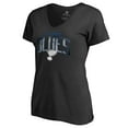 thumbnail image 2 of Women's Black St. Louis Blues Arch Smoke V-Neck T-Shirt, 2 of 3