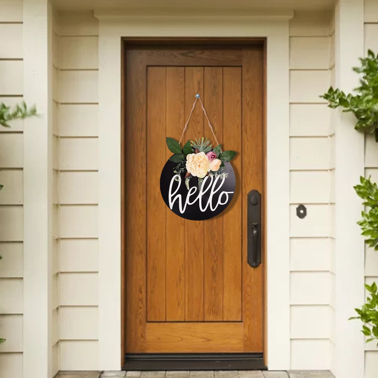 ララオーダー 門松86、ウォールフラワー118ガーランド Veeogra Big Sale,Front Door Decor,Door Sign,Welcome Door Plate
