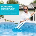 thumbnail image 5 of Intex: Deluxe Pool Cleaning Maintenance Kit - (28003E), Vacuum Sucks Debris, Mesh Skimmer Net, 110" Telescoping Aluminum Shaft, Included Wall Brush Attachment, Pool Accessory, 5 of 6