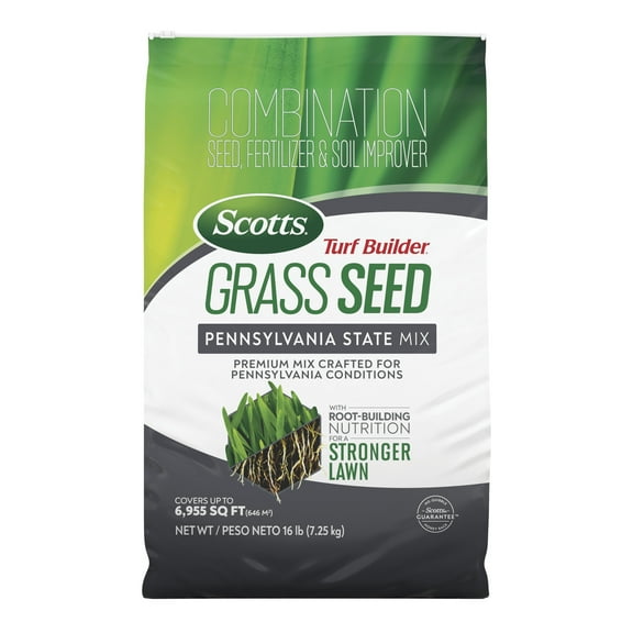 Scotts Turf Builder Grass Seed Pennsylvania State Mix, 16 lbs.