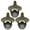 Antique Bronze, variant on Luwanburg Rustic Magnetic Bottle Opener Wall Mounted Antique Copper Beer Cap Opener with Magnets Post Mounted for Cooler ( Pack of 3 )