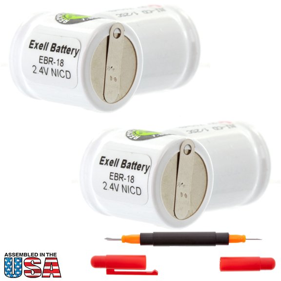 2x Razor Batteryfor Abercrombie & Fitch 600 Compatible with RAZOR-18