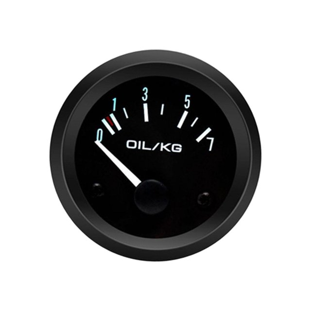 Calibre Universal Kusrkot para Tablero de Instrumentos de Automóvil 12 V Presión de Aceite KG