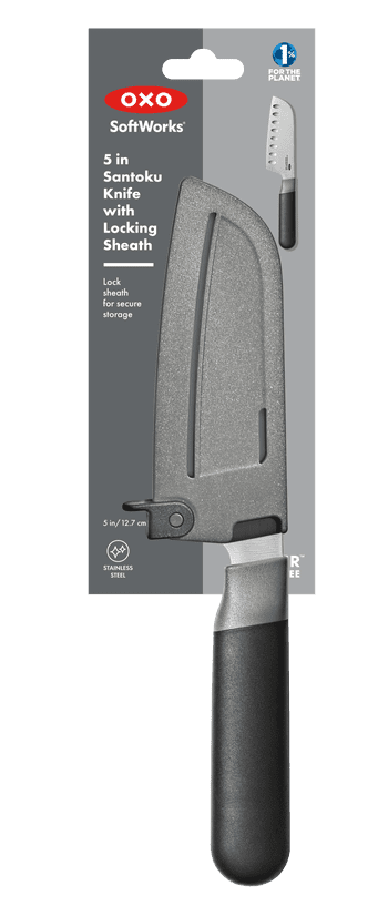 OXO 5-in. Santoku Knife with Locking Sheath