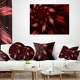 thumbnail image 3 of Designart Multicolor Symmetrical Fractal Flower - Floral Throw Pillow - 16x16, 3 of 4