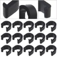 thumbnail image 3 of Cable Buckle for Bike with Durable Plastic Material Black Color 60 Pcs Fits Brake Hose and Frame, 3 of 8