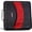 Red, variant on Case-it The Dual, Two 1.5 inch D-Ring Zip Binder, Dual-121-a, Sky Blue, New Condition, Each