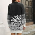 thumbnail image 4 of YAYUBA Xmas Sweater Easy Care Winter Knit Everyday Wear Winter Christmas Sweater Party Outfit for Ladies,Black,S, 4 of 6