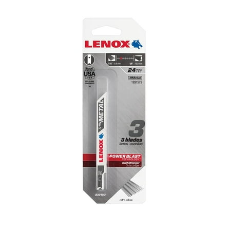 

American Saw & Manufacturing 250180 U-Shank Jig Saw Blade Pack of 3 - 3.62 x 0.37 x 0.037 in.