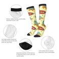 thumbnail image 3 of Balery Colorful Outer Space Calcetines novedosos Calcetines deportivos Calcetines hasta la rodilla Calcetines de algodón Calcetines originales y geniales, 3 of 6