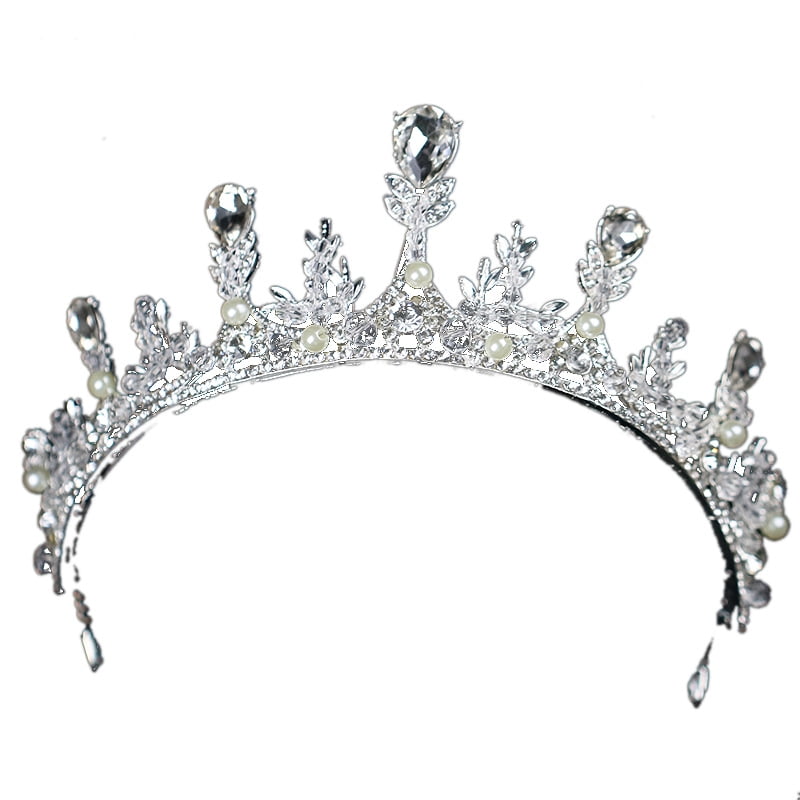 Black Diamond Crown Unisex Crown l Black beaded Crown l Metal Crown l kind queen head crown headdress