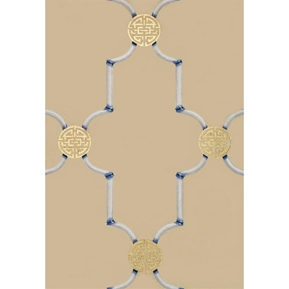 Oriental Trellis Wall Stencil by Jeff Raum