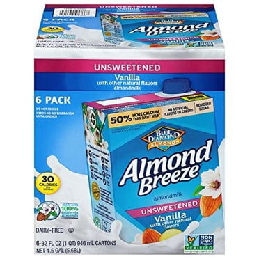 Almond Breeze Dairy Free Almondmilk Blend, Almond Coconut, Unsweetened ...