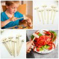 thumbnail image 2 of 24 piezas de mazos pequeños para tartas, mazos de madera, langostas, galletas de mariscos, martillos para niños (color madera 1), 2 of 6