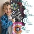 thumbnail image 3 of Blackout Kids Curtains,Multicolor Cartoon Floral Pattern Childrens Insulated Curtains Set Of 2,Bedroom Essentials,Toddler Room Decor 52x84in(132x213cm), 3 of 5