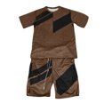 thumbnail image 4 of Men's Suits Product Classification Men's 3D Short Sleeve Beach Sports Shorts Set for Activewear and Travel, 4 of 4