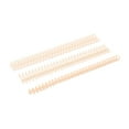 thumbnail image 1 of fastboy 10pcs Plastic Compact 30-Hole Loose Leaf Binders Wide Applications And High Performance Binder Rings Light pink+10pcs, 1 of 6