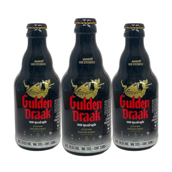 Tripack Cerveza Gulden Draak 9000 Quadruple 330ml C/u GULDEN DRAAK Belgian Quadrupel