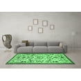thumbnail image 3 of Ahgly Company Indoor Square Animal Emerald Green Traditional Area Rugs, 3' Square, 3 of 4