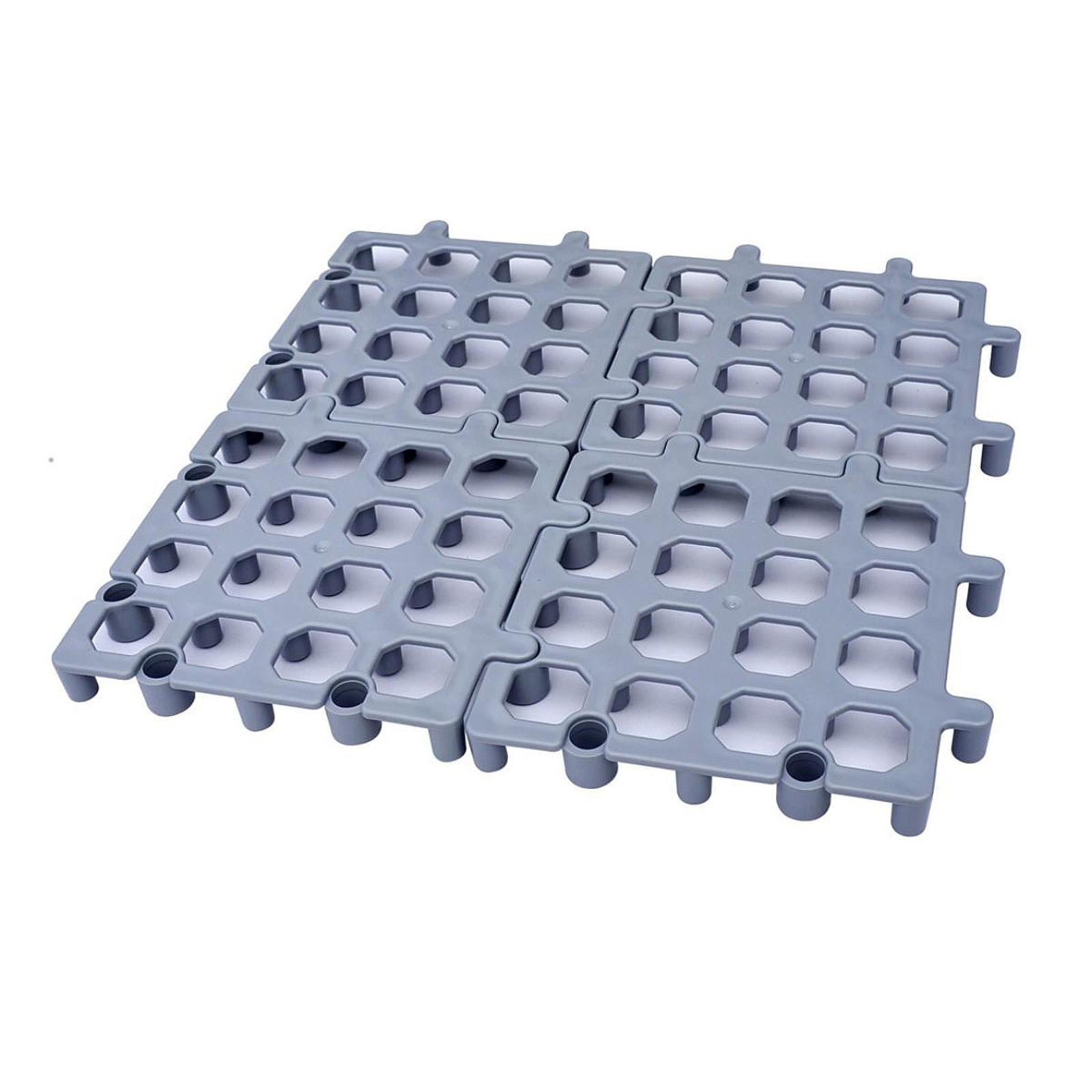 funtasica Floor Pallet for Storage Basement Storage Interlocking Floor Riser Stand for Warehouse Closet Kitchen Indoor Outdoor
