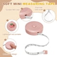 thumbnail image 3 of Uxcell 2Pcs Soft Tape Measure 60" Double Scale Retractable Cartoon Measuring Tape Cute Tape Measurer for Sewing Craft Cloth Fabric Tailor Weight Loss Body Measurements, Cherry Guinea Pig, 3 of 7