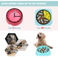 thumbnail image 2 of Comedero para perros, alimentación lenta, ecológico, duradero, no tóxico, prevención de asfixia, tazón de diseño saludable para detener la hinchazón, 2 of 5