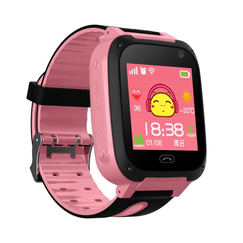 New Kids Camera Smart Watch Mirco SIM Calls Anti-Lost LBS SOS Alarm