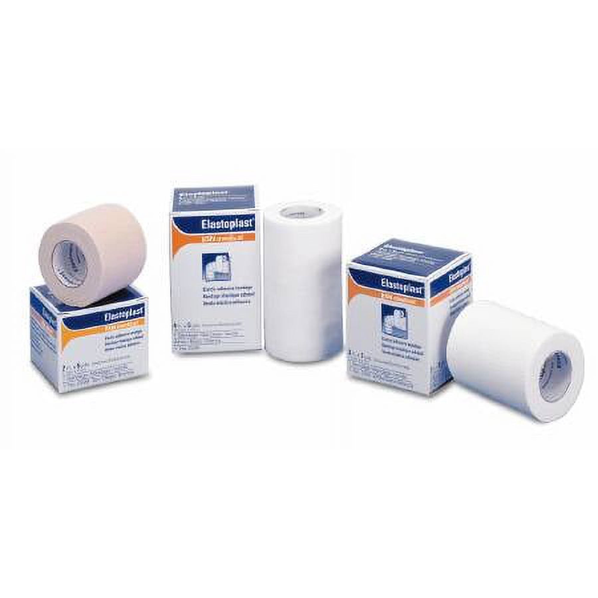 Tensoplast Elastic Adhesive Bandage, 1 Inch X 5 Yard Medium Compression No Closure Tan , 02598002 - One Roll