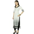 thumbnail image 1 of Phagun Kurti Ethnique Designer Décontracté Bollywood à Pois Tunique en Polyester pour Femmes, 1 of 2