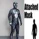 thumbnail image 1 of Disfraz de Spiderman para adultos y niños, traje Zentai de superhéroe para Halloween, negro, Venom, Symbiote Fivean unisex, 1 of 2