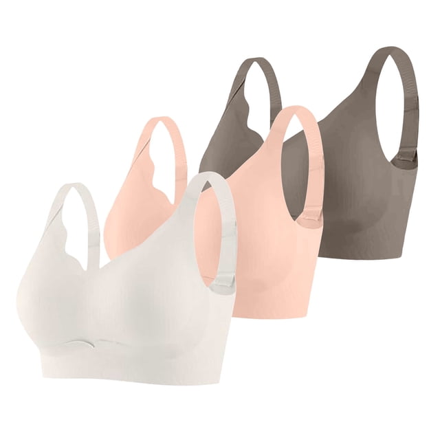 Brasier conjunto de 3 Piezas de Sujetador Deportivo sin Costuras y Cómodo para Mujer, con Soporte Ajustable, para Uso En Casa, Ocio y Entrenamiento Durante Toda La Temporada. Grande