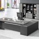 thumbnail image 4 of Simplicity Modern Office Desks Combination Manager President Single Person Office Desks Boss Escritorios Work Furniture QF50OD My Lux Decor Round, 4 of 22